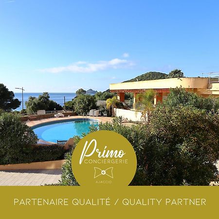 Superbe T2 Vue Mer - Piscine & Plage A 100M Ajaccio (Corsica) Exterior foto