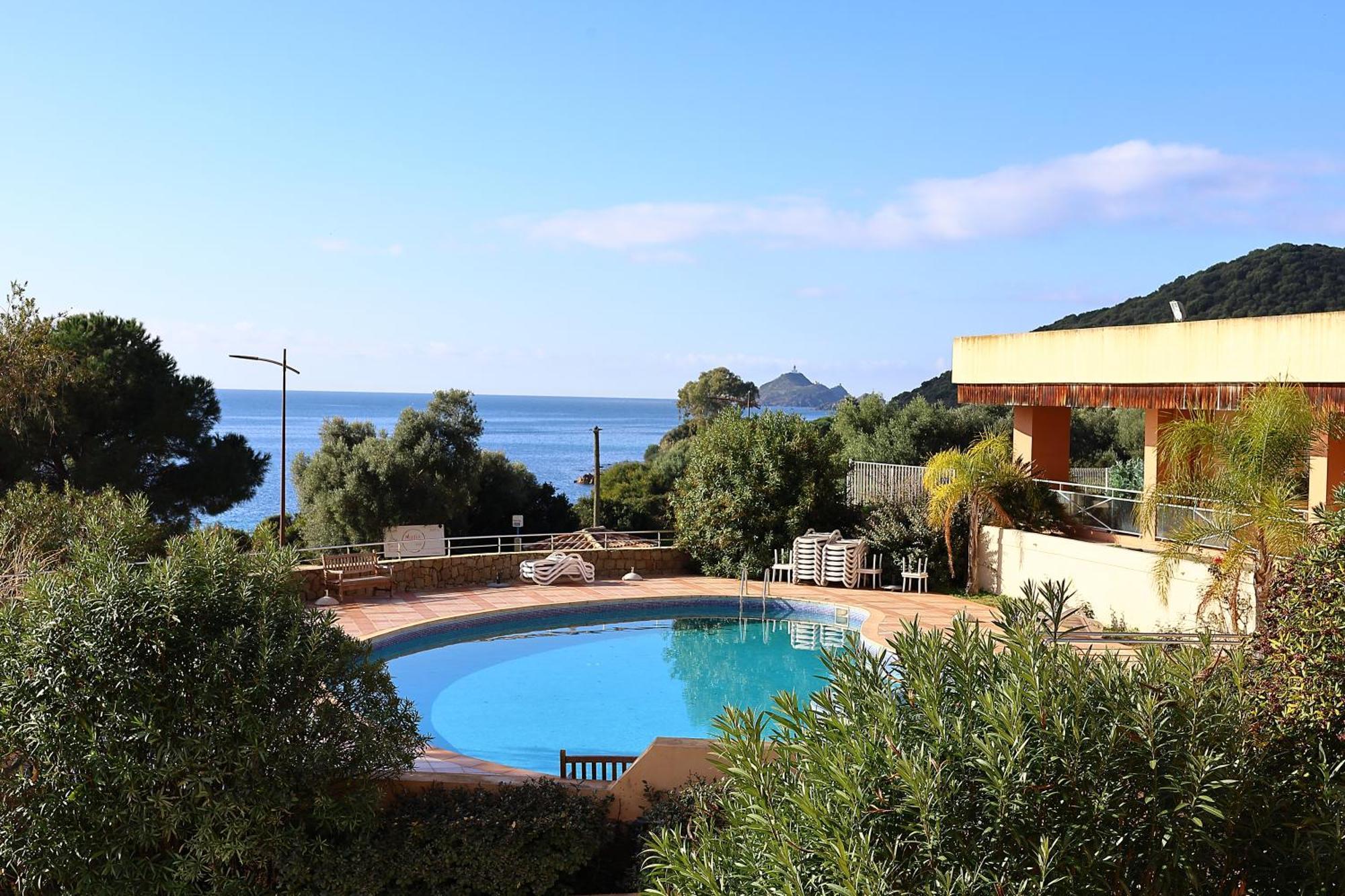 Superbe T2 Vue Mer - Piscine & Plage A 100M Ajaccio (Corsica) Exterior foto