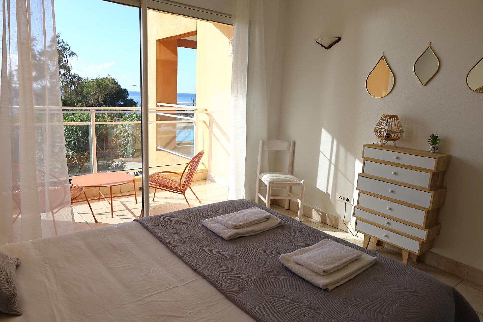 Superbe T2 Vue Mer - Piscine & Plage A 100M Ajaccio (Corsica) Exterior foto